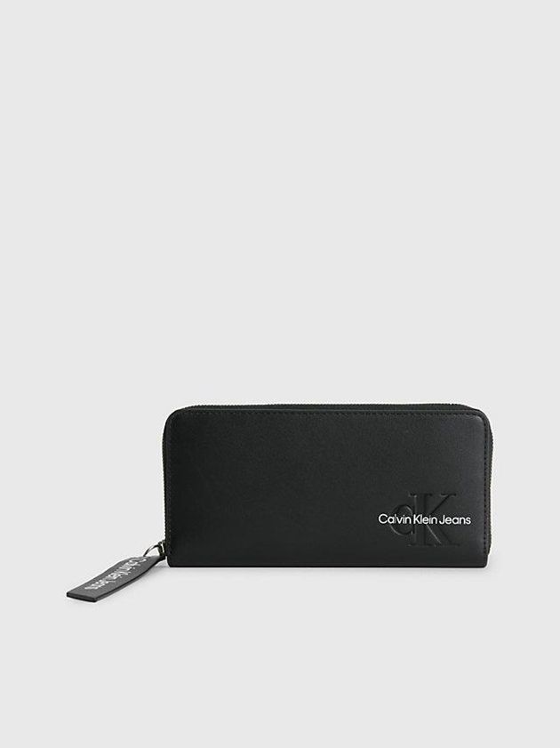 Calvin Klein USA Zip Around Womens Wallet Black 4297308-VM